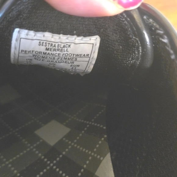 Merrell Sestra Womens Black slip on Driving shoes Athletic comfort Neutral Sz.10 - Picture 13 of 13